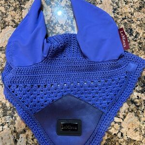 LeMieux Royal blue Horse Ear Bonnet horse L